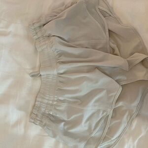Lululemon Light Gray Athletic Shorts